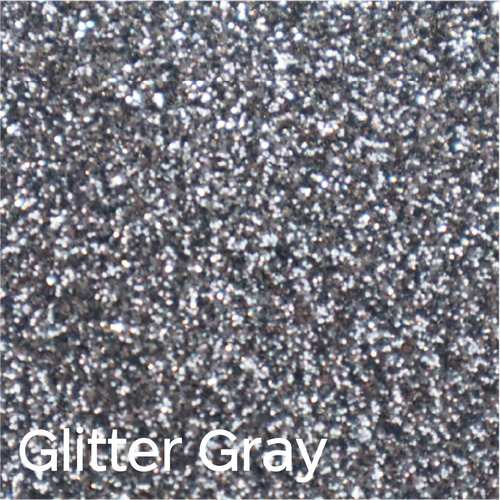 Gray Glitter Marathon Pro 3D Puff Heat Transfer Vinyl (HTV)