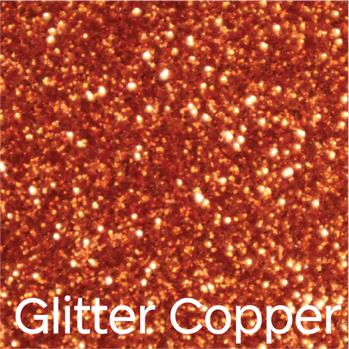 Copper Glitter Marathon Pro 3D Puff Heat Transfer Vinyl (HTV)