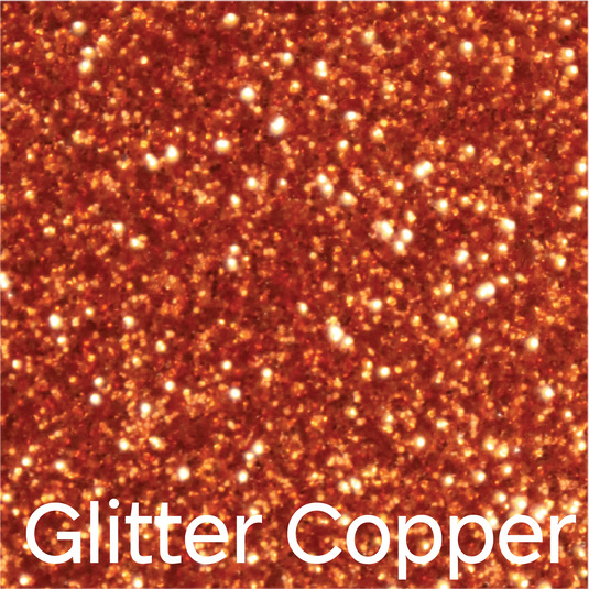 Copper Glitter Marathon Pro 3D Puff Heat Transfer Vinyl (HTV)