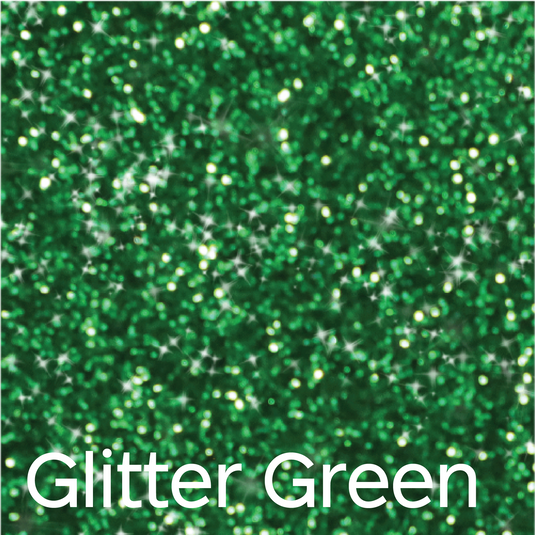 Green Glitter Marathon Pro 3D Puff Heat Transfer Vinyl (HTV)