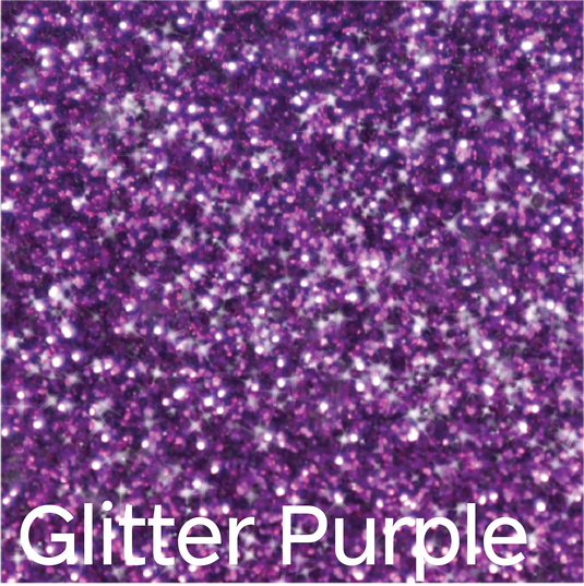 Purple Glitter Marathon Pro 3D Puff Heat Transfer Vinyl (HTV)