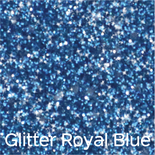 Royal Blue Glitter Marathon Pro 3D Puff Heat Transfer Vinyl (HTV)