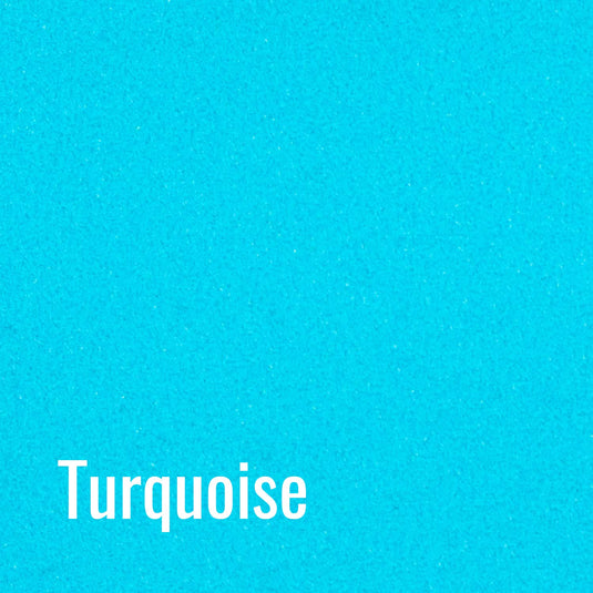 Turquoise - Siser StripFlock Pro Heat Transfer Vinyl (HTV)