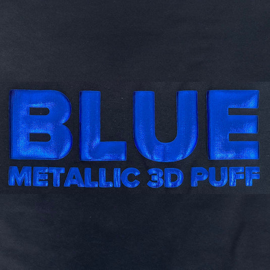 Blue Metallic Marathon Pro 3D Puff Heat Transfer Vinyl (HTV)