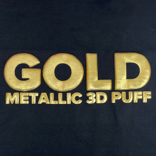 Gold Metallic Marathon Pro 3D Puff Heat Transfer Vinyl (HTV)