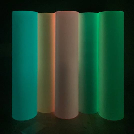 Neon Yellow Glow In The Dark Heat Transfer Vinyl (HTV)
