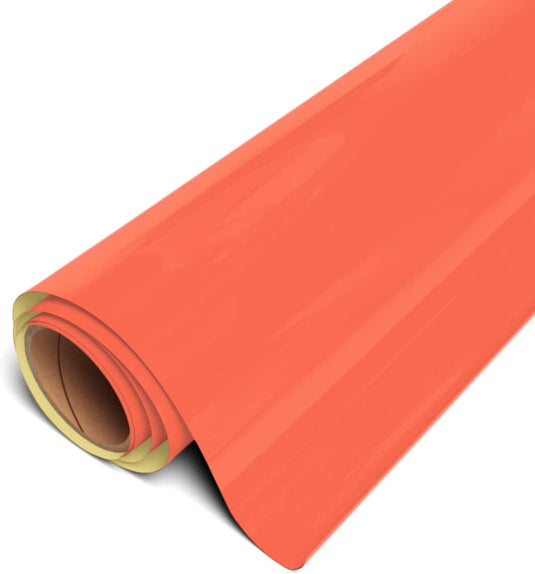 12" Neon Orange - Siser Easy Puff Heat Transfer Vinyl