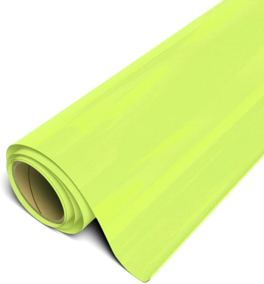12" Neon Yellow - Siser Easy Puff Heat Transfer Vinyl